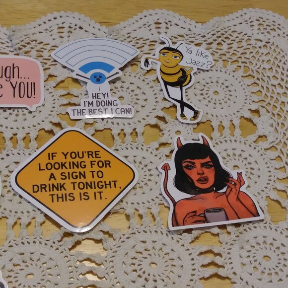 Stickers for cellphone, hydroflask, computer, locker, crafts, scrapbook - Picture 2 of 6